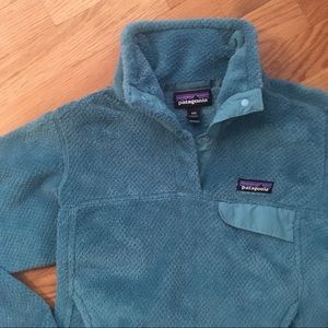 Patagonia Re-tool Pullover in Teal